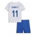 Cheap France Ousmane Dembele #11 Away Football Kit Children World Cup 2022 Short Sleeve (+ pants)